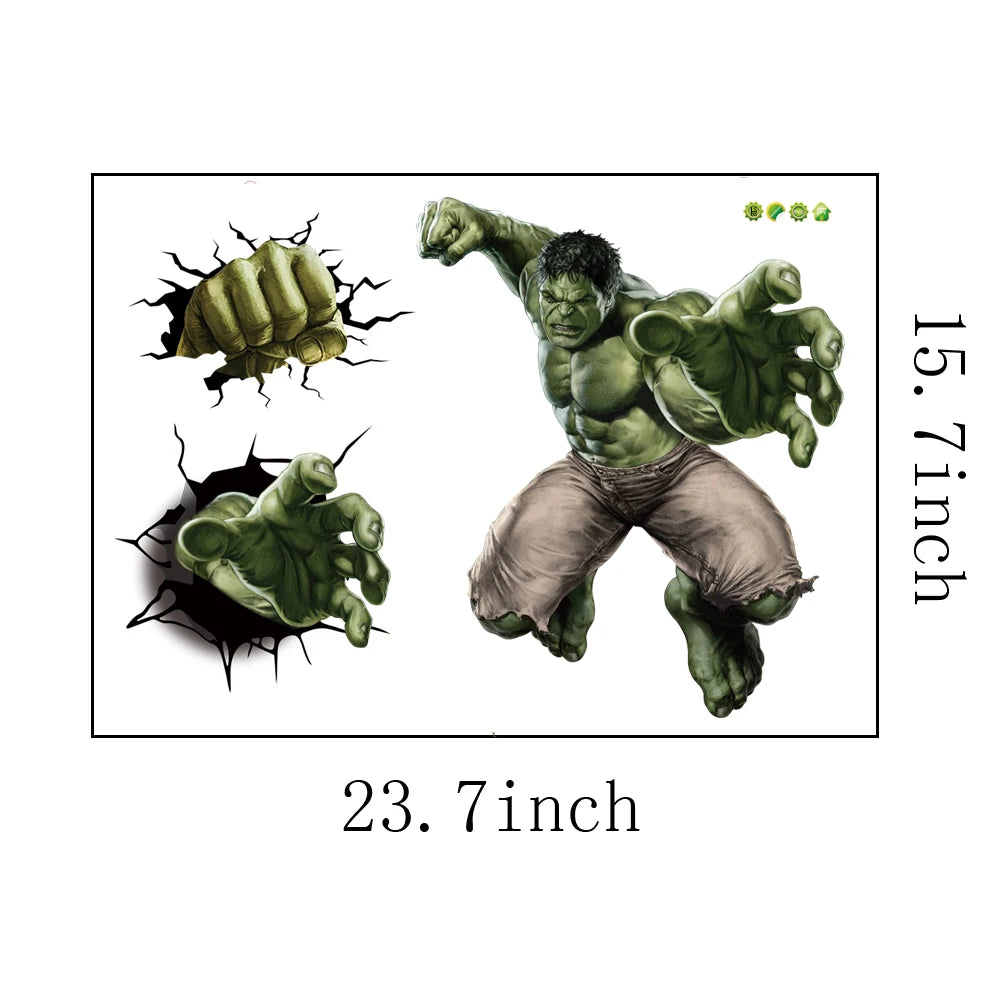 Marvel Heroes Wall Stickers: Kids Room Decor & Fun - Serene Nest