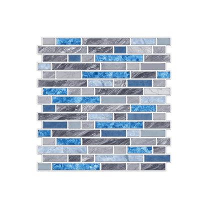 1/12PCS Classic Black and White Mosaic Splicing Wall Stickers Living Room Kitchen Waterproof Self Adhesive PVC Tile Stickers