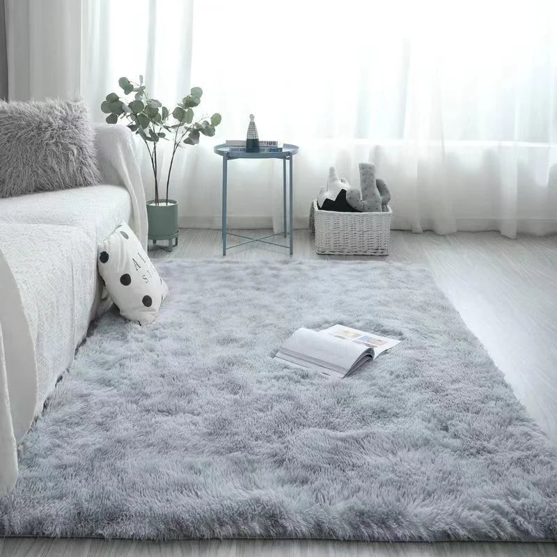VIKAMA Silk Wool Rugs Women's Room Rug Floor Mats Room Carpet Bedroom Foot Bed Sleeping Room Rugs Mats In The Bedroom - Serene Nest