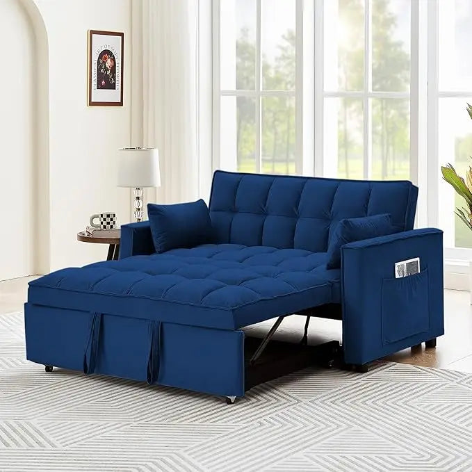 3-in-1 Convertible Sleeper Sofa – Modern Pullout Couch Bed with Adjustable Backrest - Serene Nest