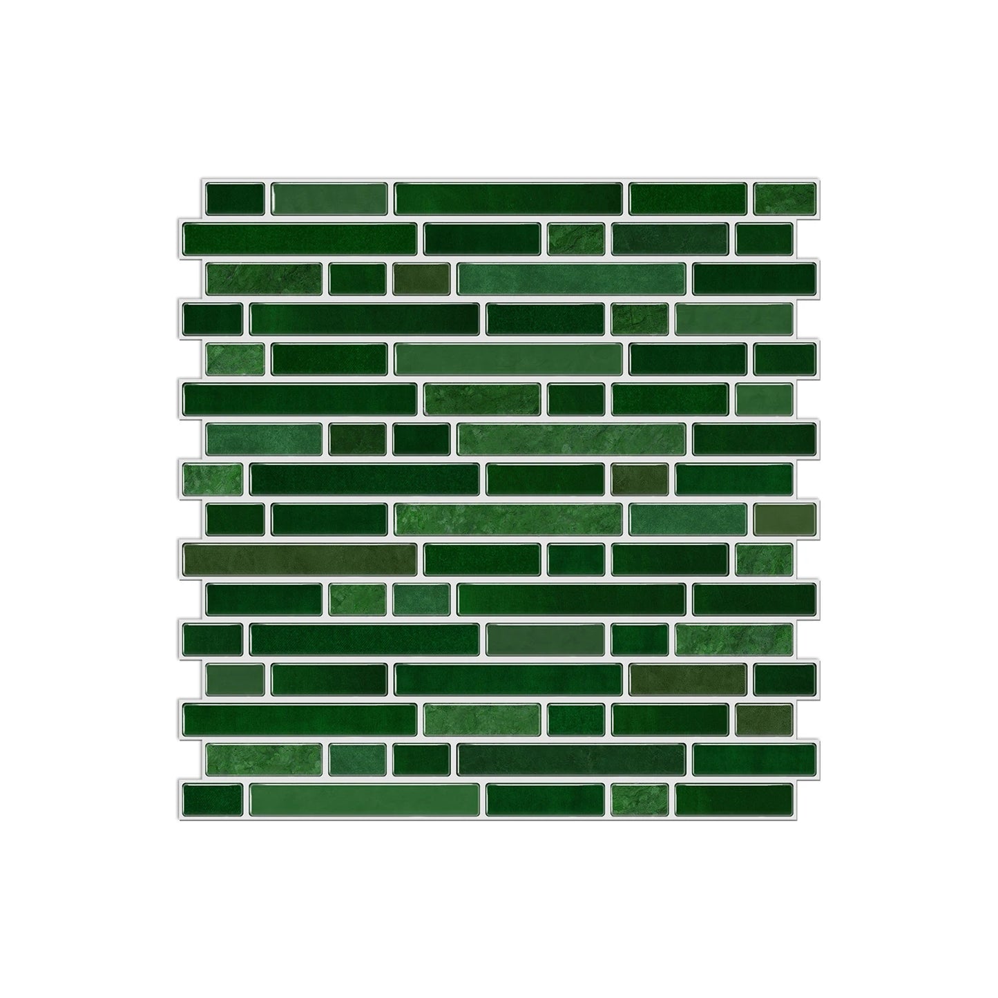 1/12PCS Classic Black and White Mosaic Splicing Wall Stickers Living Room Kitchen Waterproof Self Adhesive PVC Tile Stickers