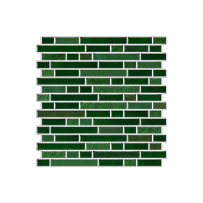 1/12PCS Classic Black and White Mosaic Splicing Wall Stickers Living Room Kitchen Waterproof Self Adhesive PVC Tile Stickers