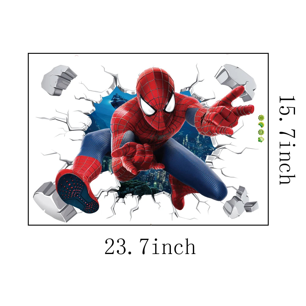 Marvel Heroes Wall Stickers: Kids Room Decor & Fun - Serene Nest