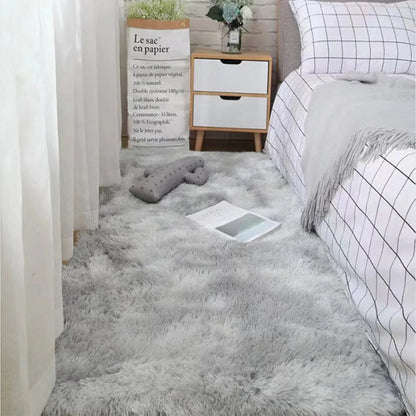 VIKAMA Silk Wool Rugs Women's Room Rug Floor Mats Room Carpet Bedroom Foot Bed Sleeping Room Rugs Mats In The Bedroom - Serene Nest