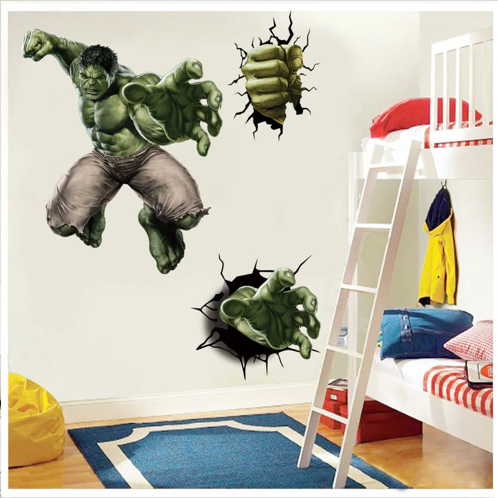 Marvel Heroes Wall Stickers: Kids Room Decor & Fun - Serene Nest